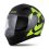 Moto přilba CASSIDA Orbit Grind (černá/žlutá fluo) matná