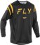 Motokrosový dres FLY Racing Kinetic CENTER (černá/zlatá)