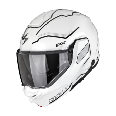 Překlopná přilba na motorku SCORPION EXO-TECH II Dash (bílá/stříbrná/černá)