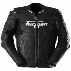 Kožená bunda na motorku Furygan Raptor Evo 3 (černá/bílá)