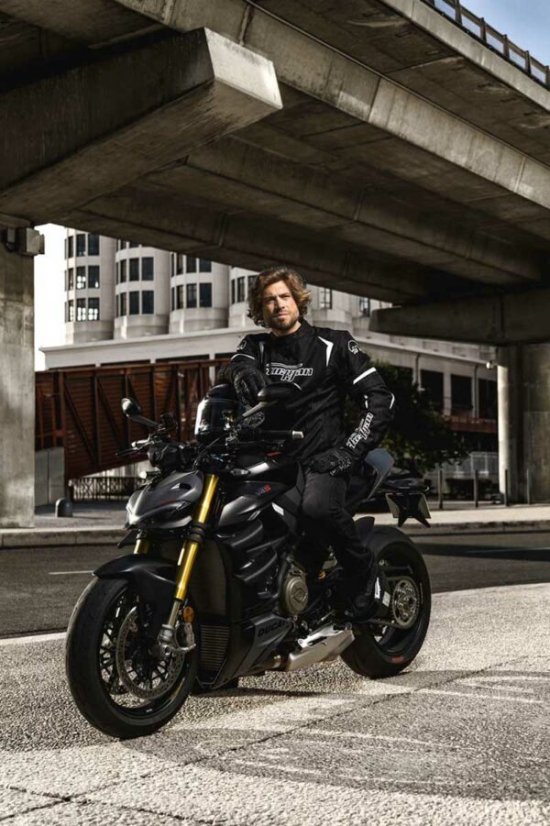 Textilní bunda na motorku Furygan Ultra Spark 3v1 Vented+ (černá/bílá)