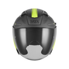 Moto přilba NOX N130 Ekto (černá matná/žlutá fluo) 2026