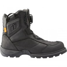 Boty na motorku Icon StormHawk (černá)