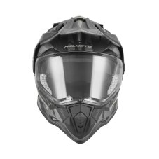 Moto přilba NOX N312 Track (černá matná/stříbrná) 2026