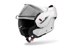 Překlopná přilba na motorku AIROH MATHISSE 2 Color (lesklá bílá)
