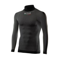 SIX2 TS3 funkční triko dl. rukáv s rolákem (carbon černá) UNISEX