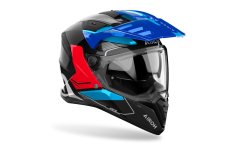 Enduro helma na motorku AIROH BANDIT Tune (lesklá modrá/červená) 2026
