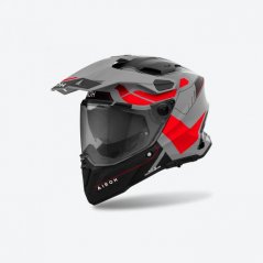 Enduro helma na motorku AIROH COMMANDER 2 REVEAL (matná červená fluo)