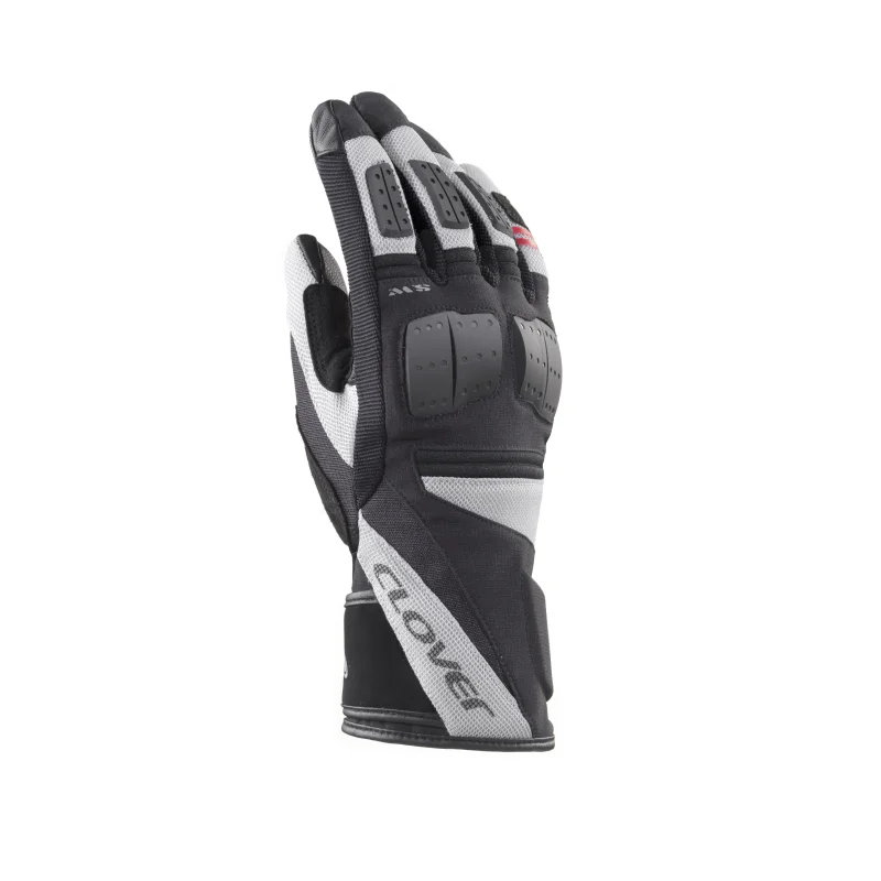 Moto rukavice CLOVER SW-2 WP (černé/šedé)