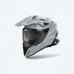 Enduro helma na motorku AIROH COMMANDER 2 COLOR (lesklá šedá)