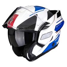 Překlopná přilba na motorku SCORPION EXO-TECH II Void (bílá/modrá/červená)