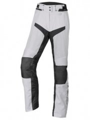 Textilní kalhoty na motorku Büse Santerno (světle šeda/černá) dámské