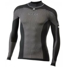 SIX2 TS3L BT funkční ultra odlehčené triko dl. rukáv s rolákem (carbon černá) UNISEX
