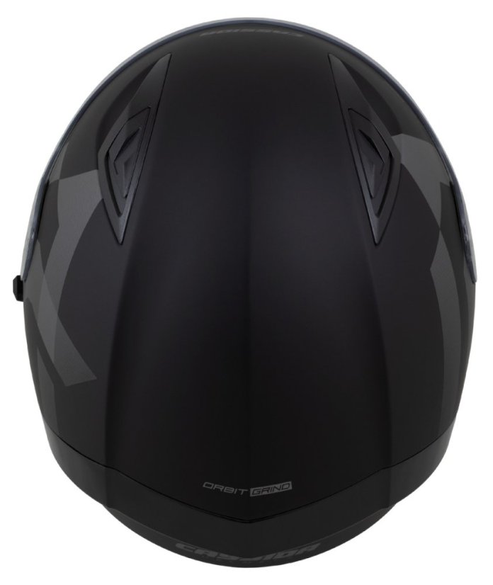 Moto přilba CASSIDA Orbit Grind (černá/šedá) matná
