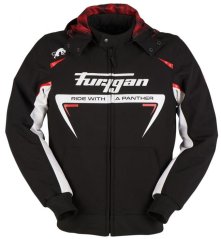 Textilní bunda na motorku Furygan Sektor Roadster (černá/bílá/červená) pánská