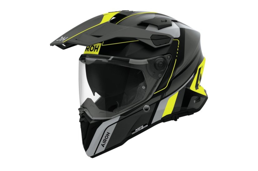 Enduro helma na motorku AIROH COMMANDER 2 SKIP (žlutá matná) 2026