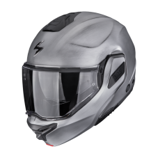 Překlopná přilba na motorku SCORPION EXO-TECH II Scratch (stříbrná)