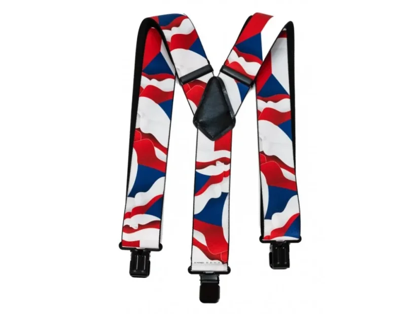 Kšandy s motivem české vlajky Kšandy s motivem české vlajky