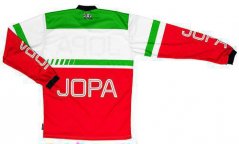 Motokrosové triko JOPA Eighty3 (zelená/bílá/červená)