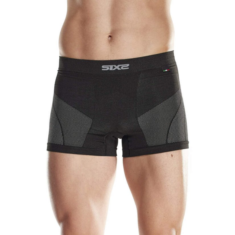 SIX2 BOX V2 funkční boxerky (carbon černá) UNISEX