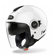 Otevřená helma na skútr a motorku AIROH HELIOS Color (bílá)