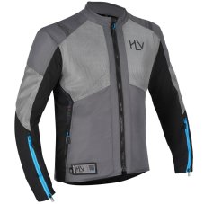 Textilní bunda na motorku Halvarssons HLV AIR (šedá/černá)