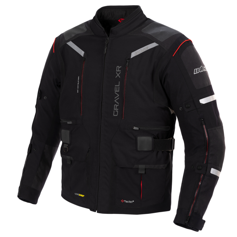 Textilní moto bunda Büse Gravel XR (černá) pánská