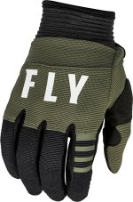 Motokrosové rukavice FLY Racing F-16 (olivová/černá)