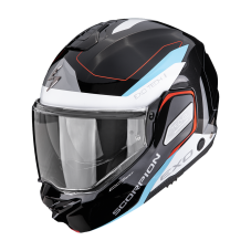 Překlopná přilba na motorku SCORPION EXO-TECH II Passager (černá/bílá/modrá)