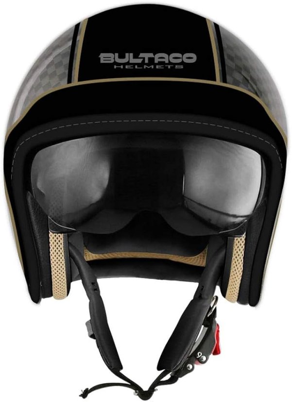 Bultaco Helmet Mk2 Carbon - Limitovaná edice (černá/zlatá)