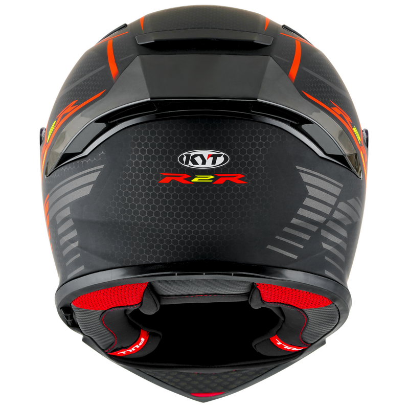 Moto přilba KYT R2R Concept (černá/červená)