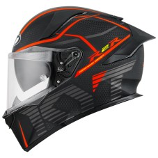 Moto přilba KYT R2R Concept (černá/červená)