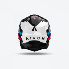 Enduro helma na motorku AIROH COMMANDER 2 DOOM (lesklá černá/bílá)
