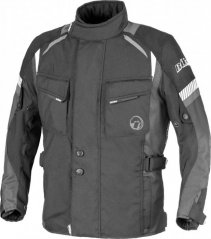 Textilní bunda na motorku BÜSE Breno Dětská (černá/šedá) : 110