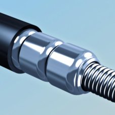 Lanový zámek ABUS 8200/110 IVEN Steel-O-Flex - délka 1.1m