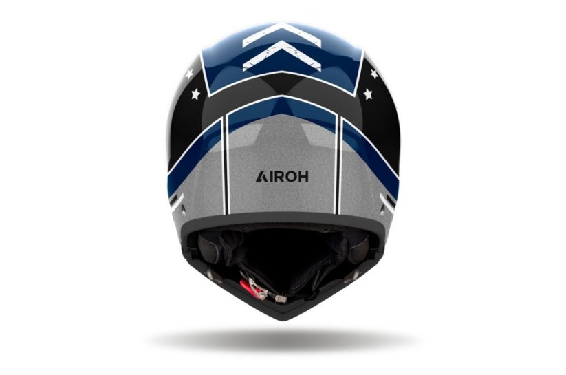 Moto přilba AIROH J110 Command (lesklá modrá)