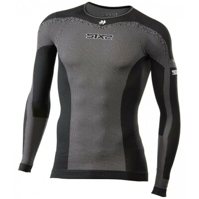 SIX2 TS2L BT funkční ultra odlehčené triko dl. rukáv (carbon černá) UNISEX
