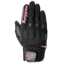 Moto rukavice Furygan JET D3O EVO Lady (černé/růžové) dámské