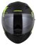 Moto přilba CASSIDA Orbit Grind (černá/žlutá fluo) matná