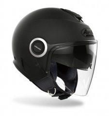 Otevřená helma na skútr a motorku AIROH HELIOS Color (černá)