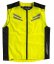 Motocyklová vesta reflexní Rusty Stitches Stewart (žlutá fuo)
