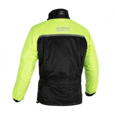 Moto nepromokavá bunda Oxford Rain Seal (černá/žlutá fluo)