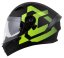 Moto přilba CASSIDA Orbit Grind (černá/žlutá fluo) matná
