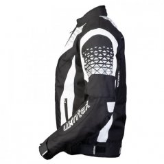 Textilní moto bunda WINTEX Pia (černá/bílá) dámská