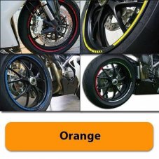Proužky na kola GP style oranžové