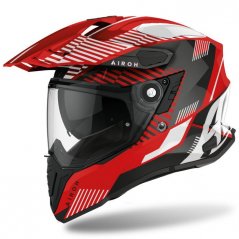 Enduro helma na motorku AIROH  COMMANDER BOOST, AIROH (lesklá červená)