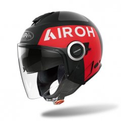 Otevřená helma na skútr a motorku AIROH HELIOS Up (matná černá) 2022