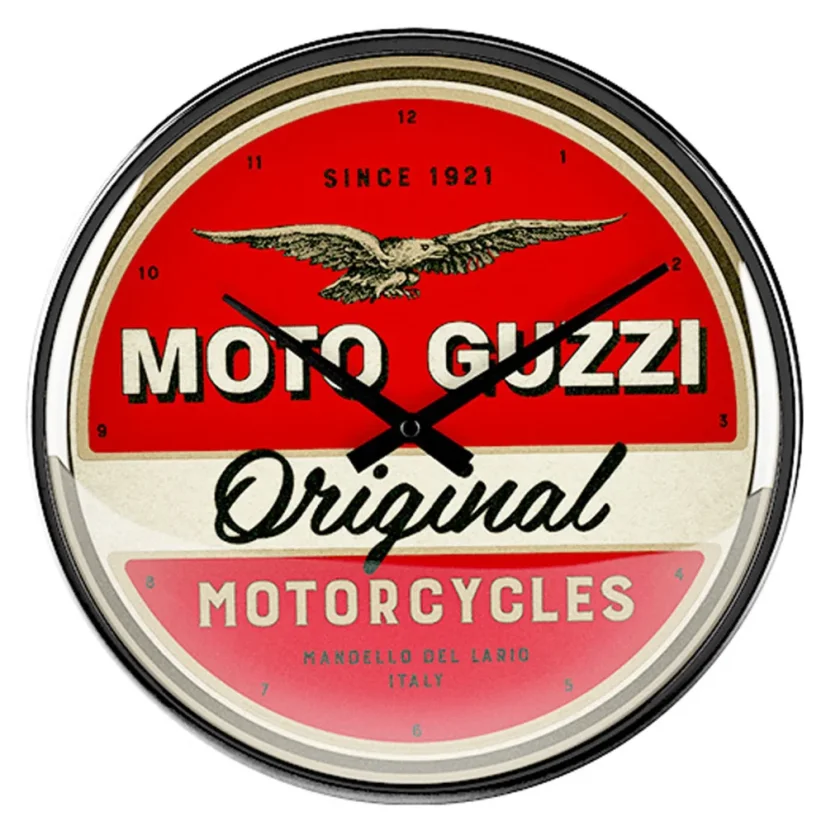 Nástěnné hodiny Moto Guzzi