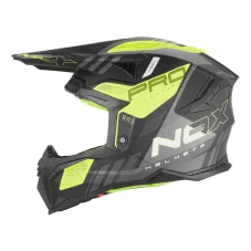 Motokrosová helma NOX N634 MX Storm (černá/žlutá) mat