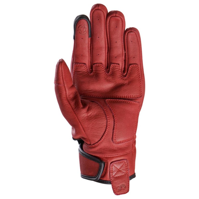 Rukavice na motorku Furygan TD Vintage Lady D3O (vínové) dámské